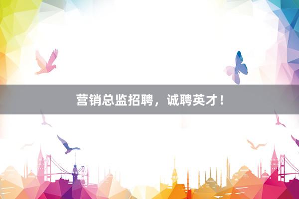 营销总监招聘，诚聘英才！